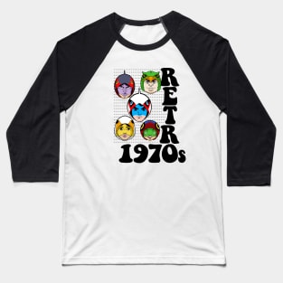 Gatchaman Battle of the Planets - retro 70s - 2.0 Baseball T-Shirt